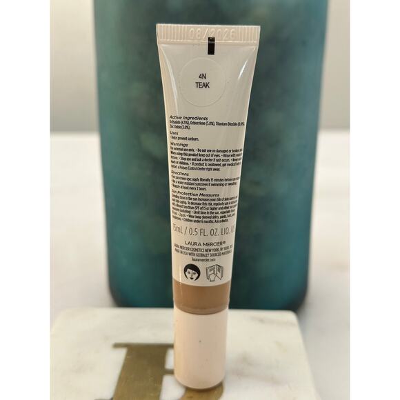 Laura Mercier Tinted Moisturizer Natural Dewy SPF 30 Sunscreen NIB 4N Teak - Picture 6 of 8